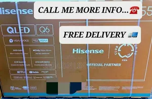 ♤♡Hisense 55" Qled Smart Tv Q6series ♤New 2025 ♤5year Warranty