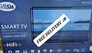 ◆Gsda 55" 5 Series Smart Android Tv New 2025 Free Delivery
