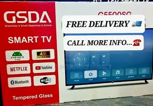 Gsda 55" Uhd Smart Android Tv ◆5year Warranty