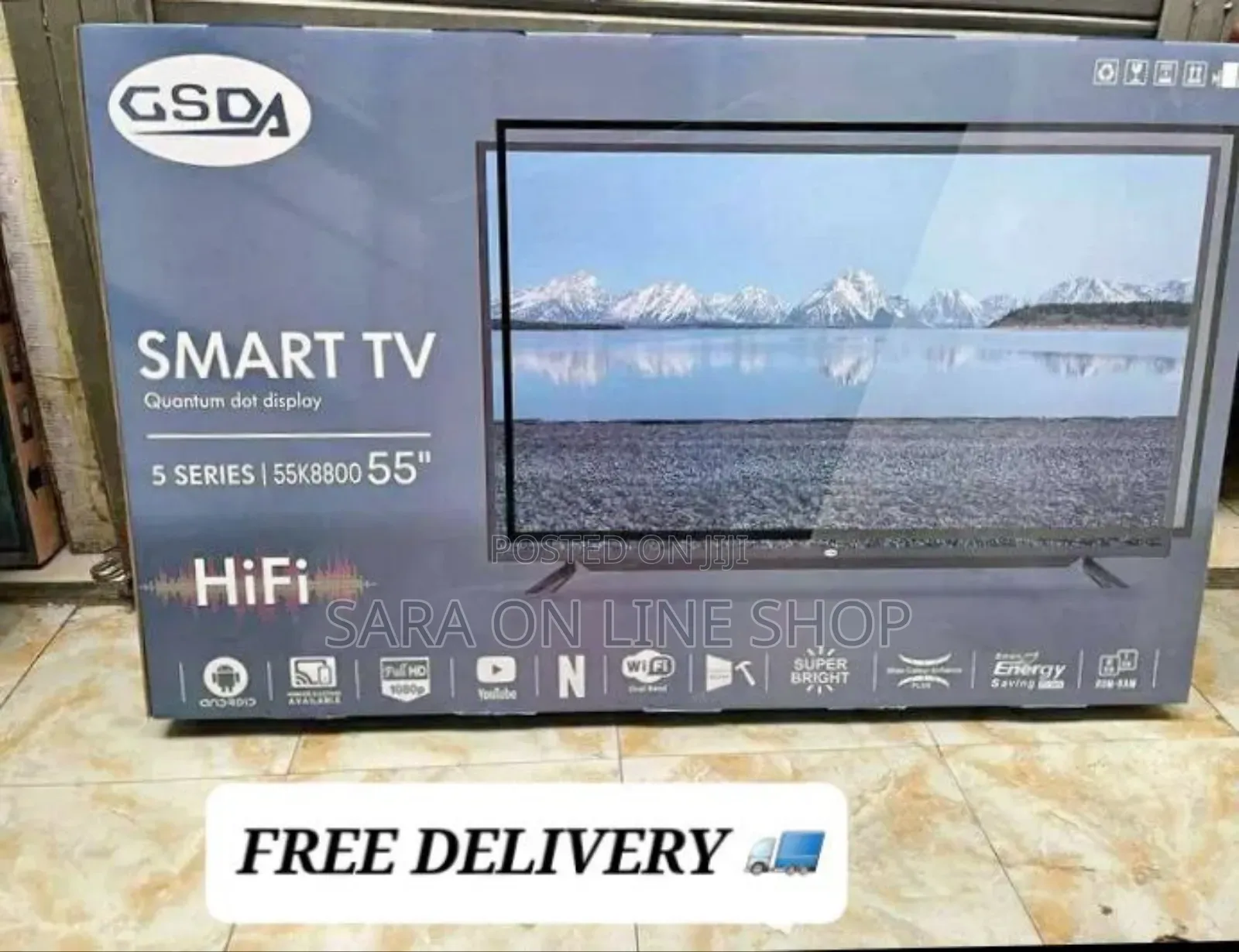Gsda 55" 5 Series Uhd Smart Tv ☆New 2025 Model ☆ Free Delivery