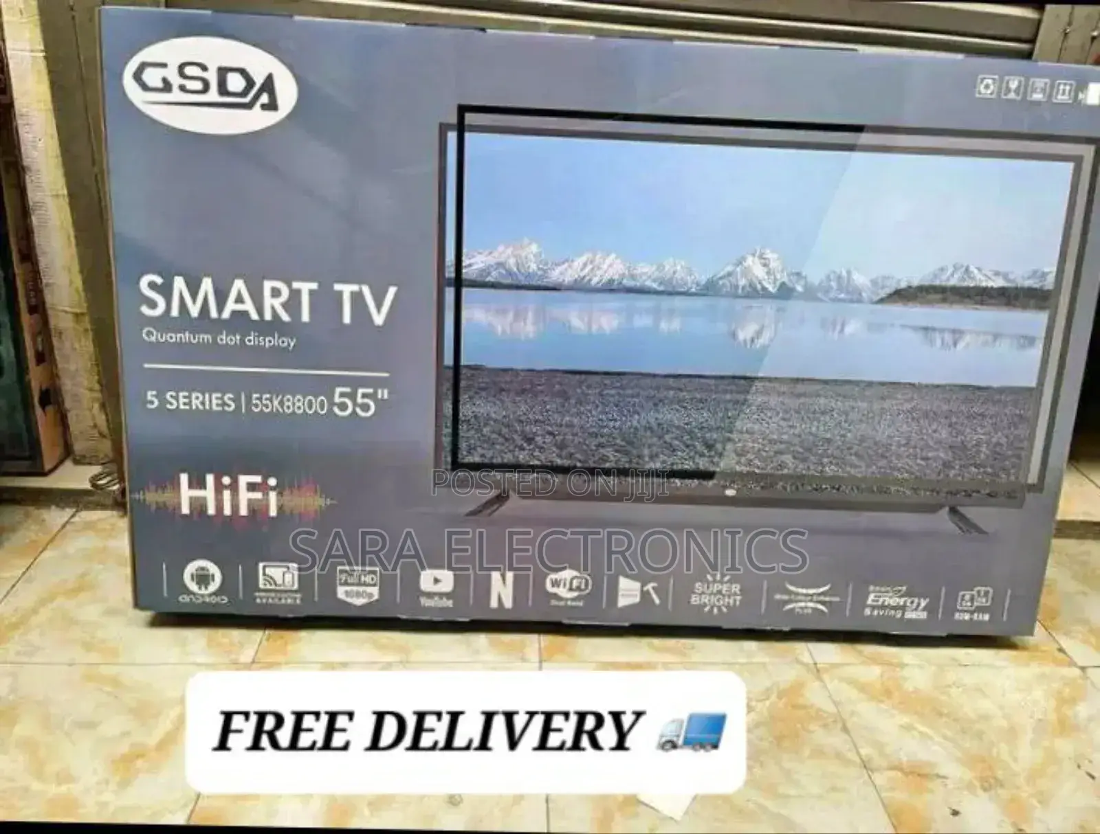 Gsda 55" 5 Series Uhd Smart Tv ☆New 2025 Model ☆ Free Delivery
