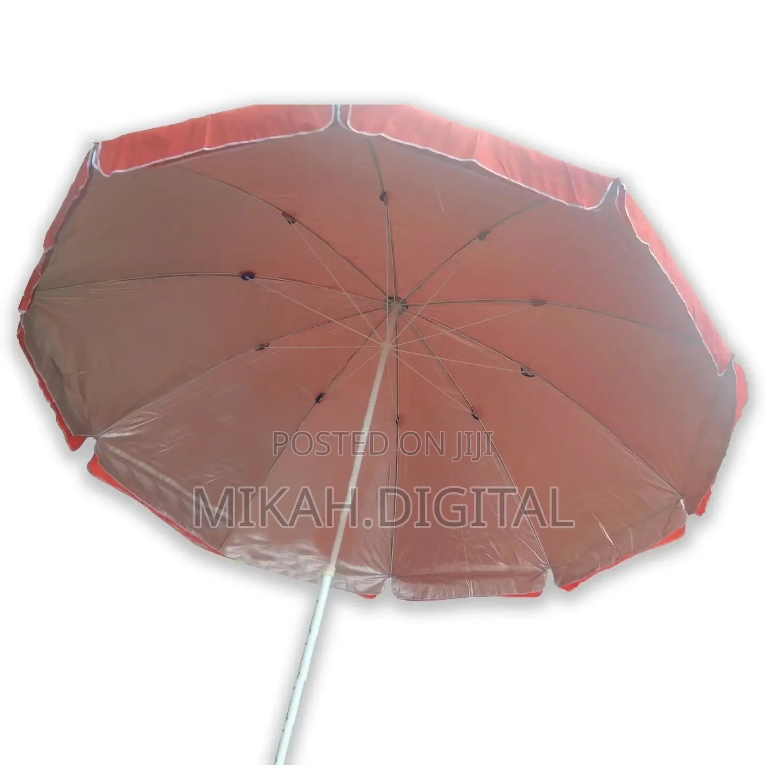 Red 3m Double Layer Cafe' Table Umbrella
