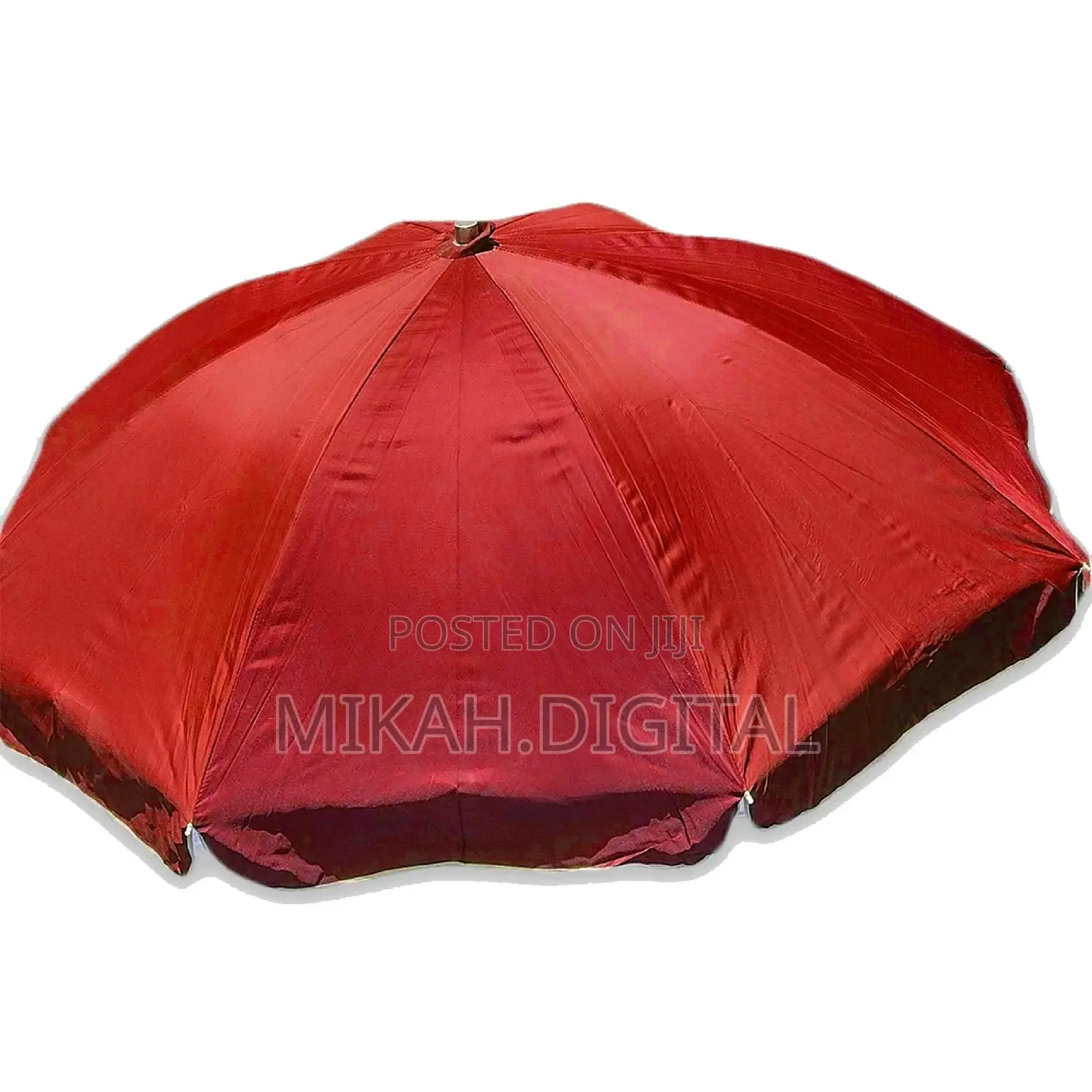 Red 3m Double Layer Cafe' Table Umbrella
