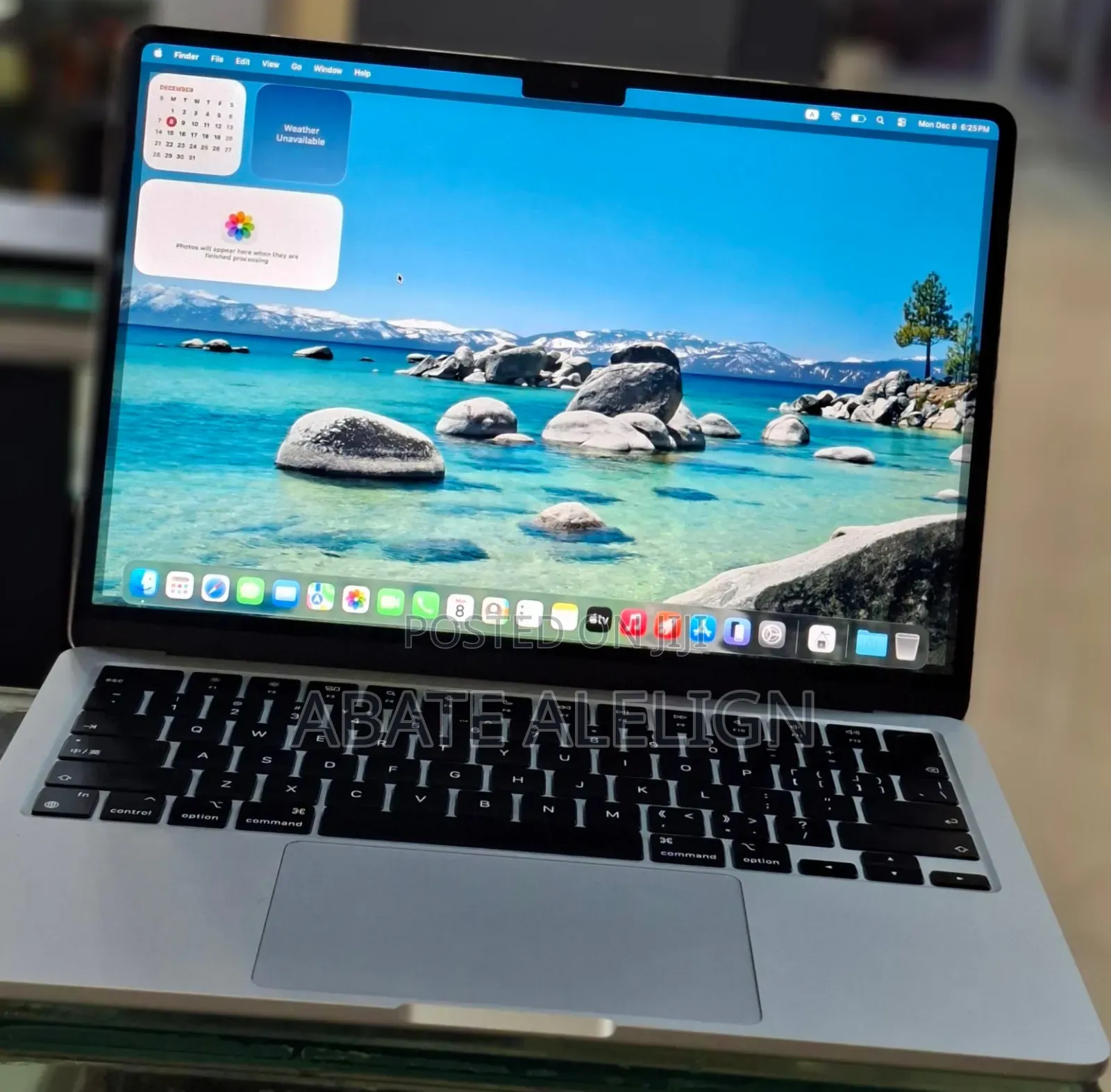 New Laptop Apple MacBook Air 2022 M2 8GB Apple M2 SSD 256GB