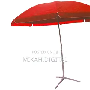 Red 3m Double Layer Cafe' Table Umbrella