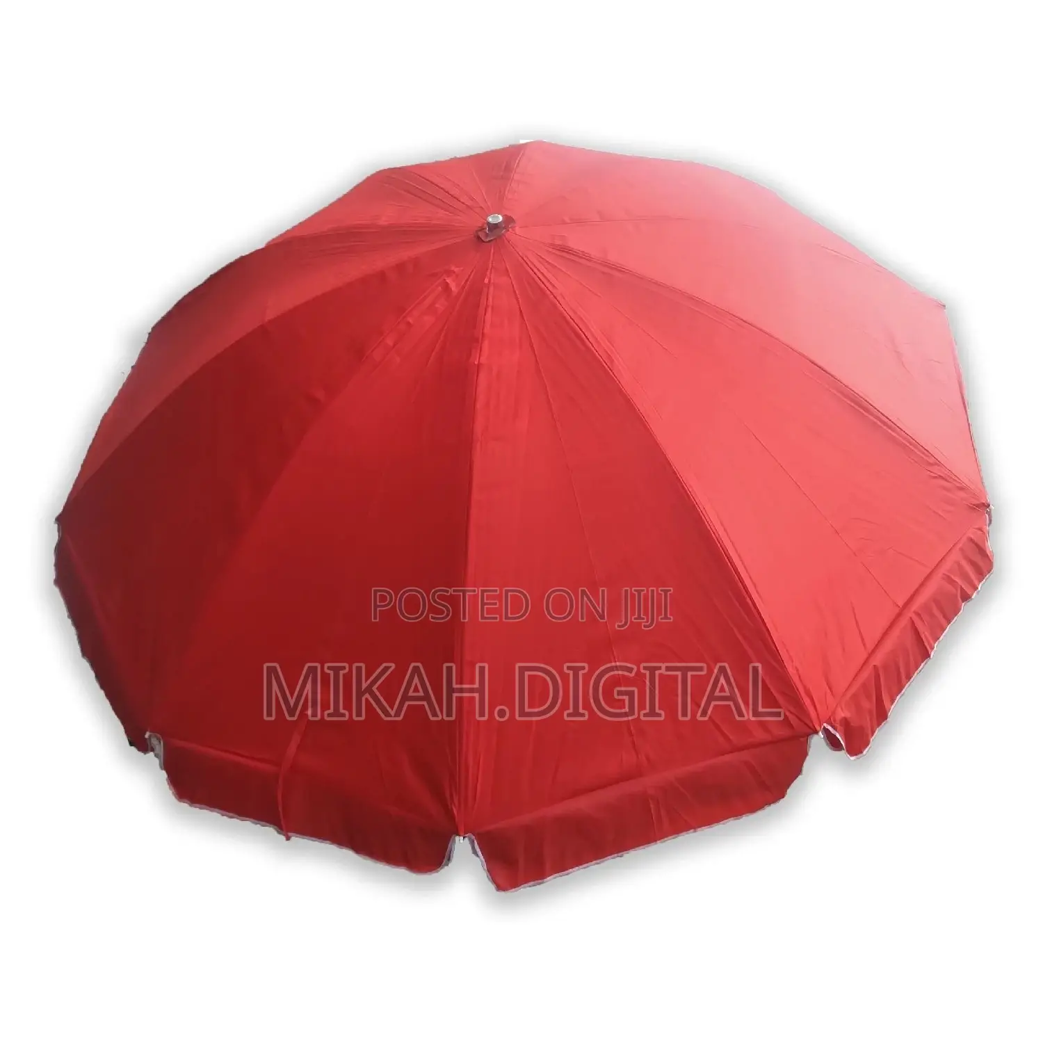 Red 3m Double Layer Cafe' Table Umbrella