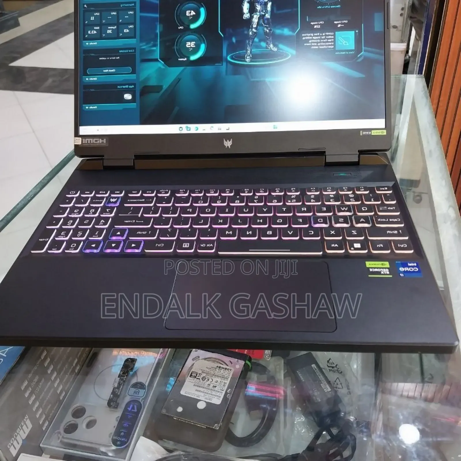 New Laptop Acer Predator Helios 300 16GB Intel Core I7 SSD 512GB