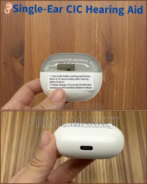 Photo - Single-Ear Cic Rechargeable Hearing Aid With Noise Cancellation