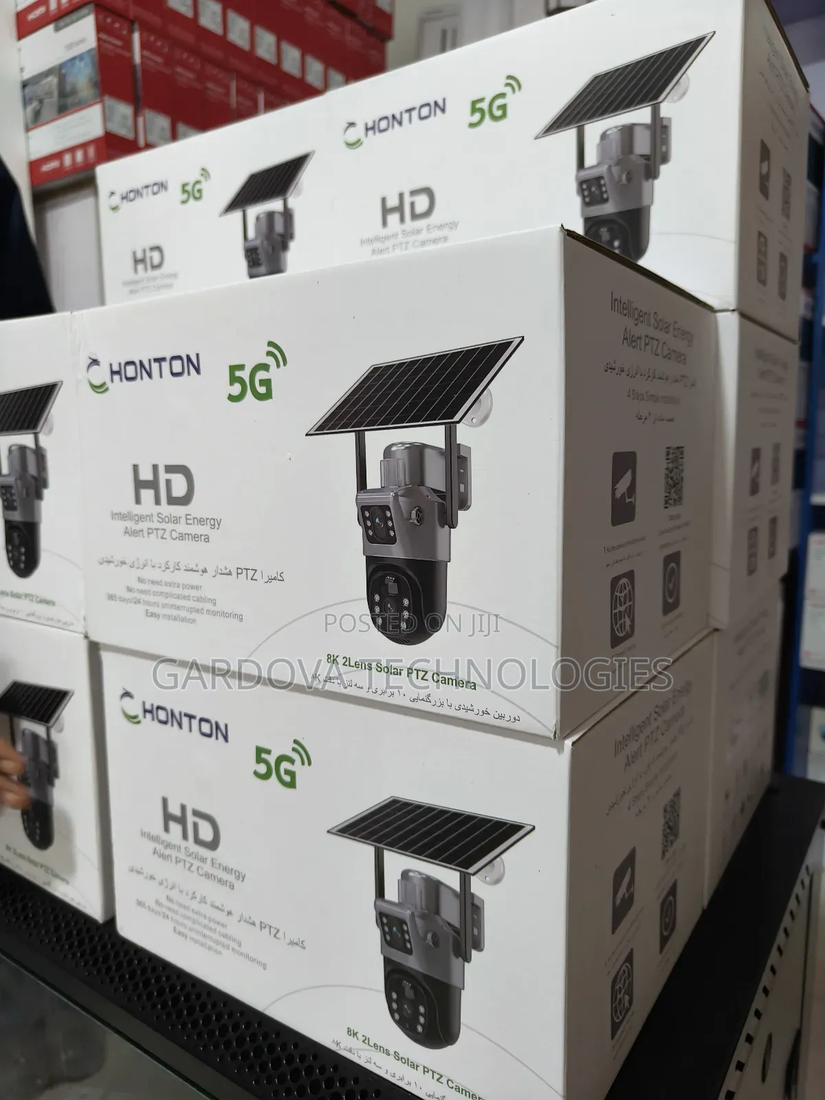 Honton 5g Solar PTZ Camera – Hd Intelligent Security Camera |Brand New