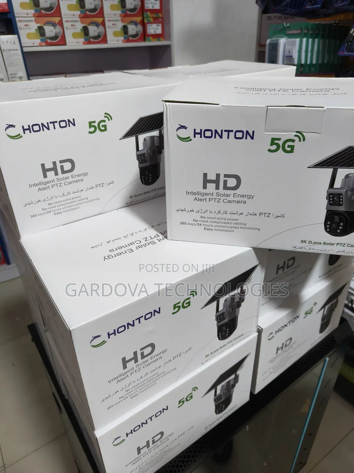 Honton 5g Solar PTZ Camera – Hd Intelligent Security Camera |Brand New