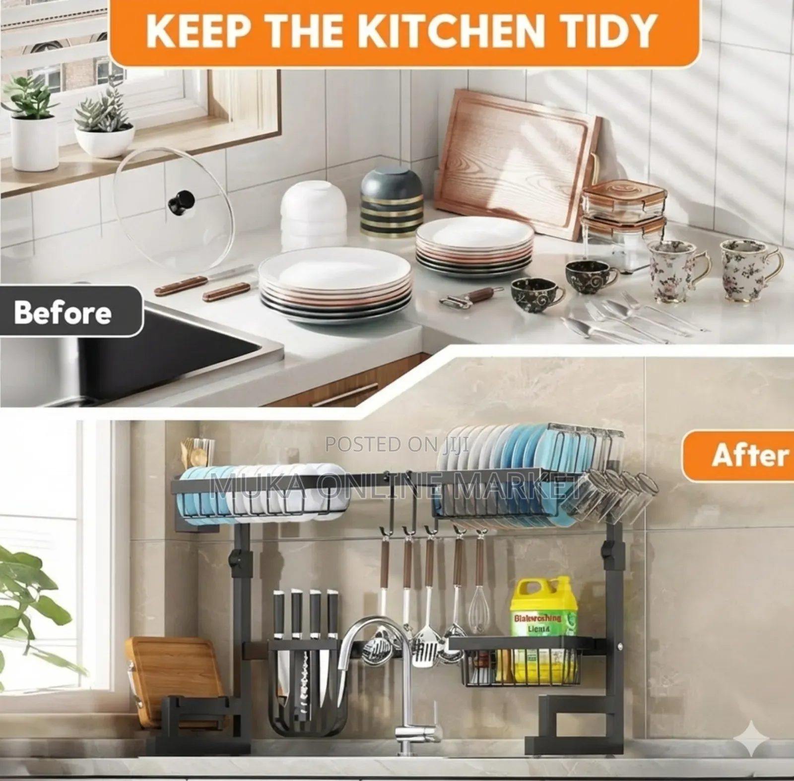 Dish Rack Metal Over Sink Dish Drainer Rack