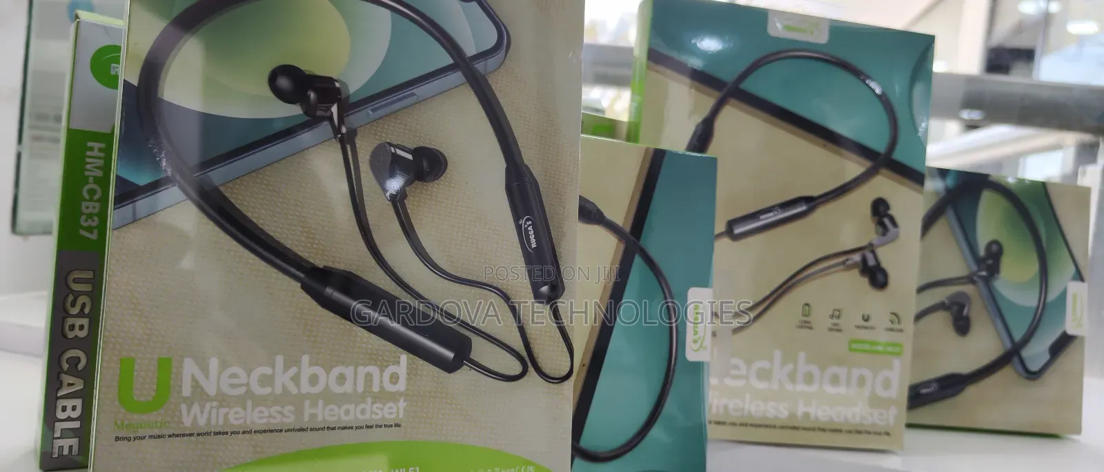 Ruggas U Neckband Wireless Headset – Bluetooth V5.1 | Brand New