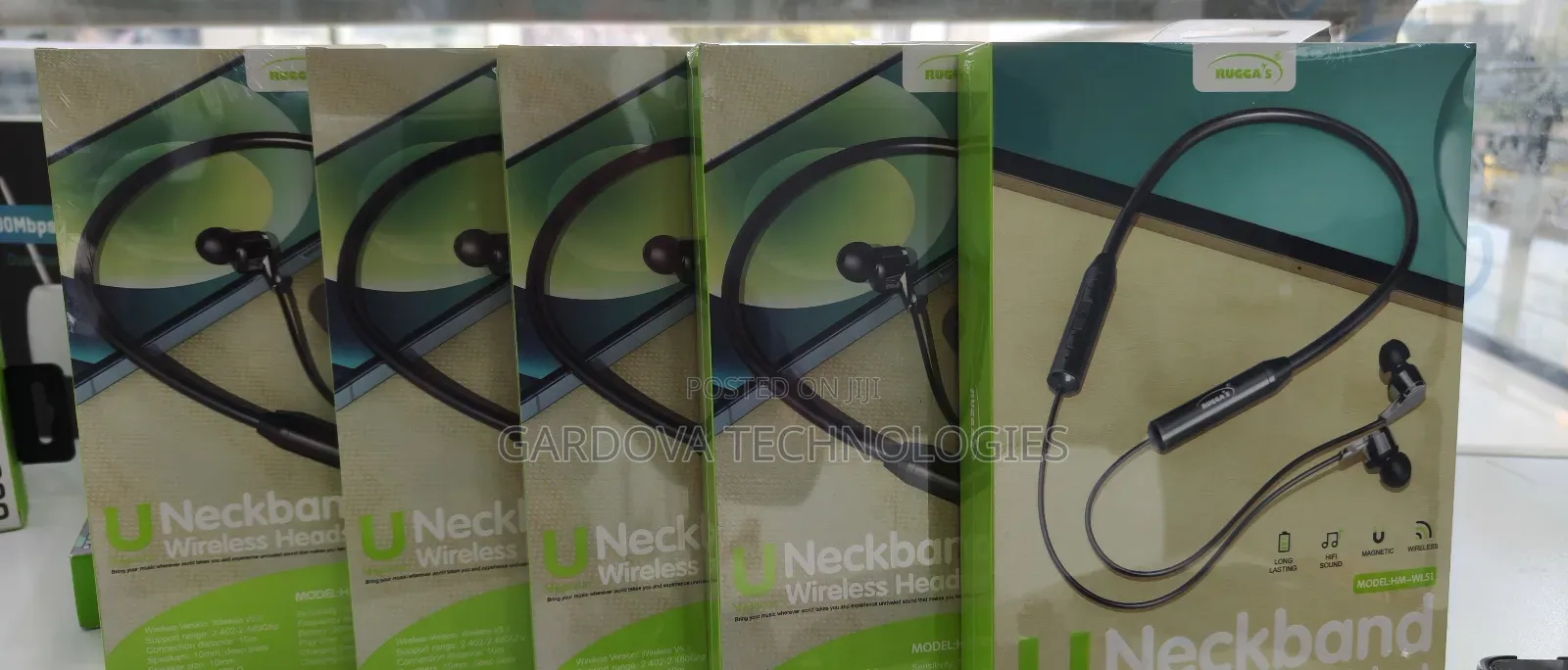 Ruggas U Neckband Wireless Headset – Bluetooth V5.1 | Brand New