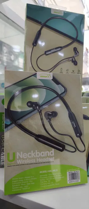 Ruggas U Neckband Wireless Headset – Bluetooth V5.1 | Brand New