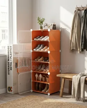 Plastic Cube Shoe Rack (Quality ጫማ መደርደሪያ)