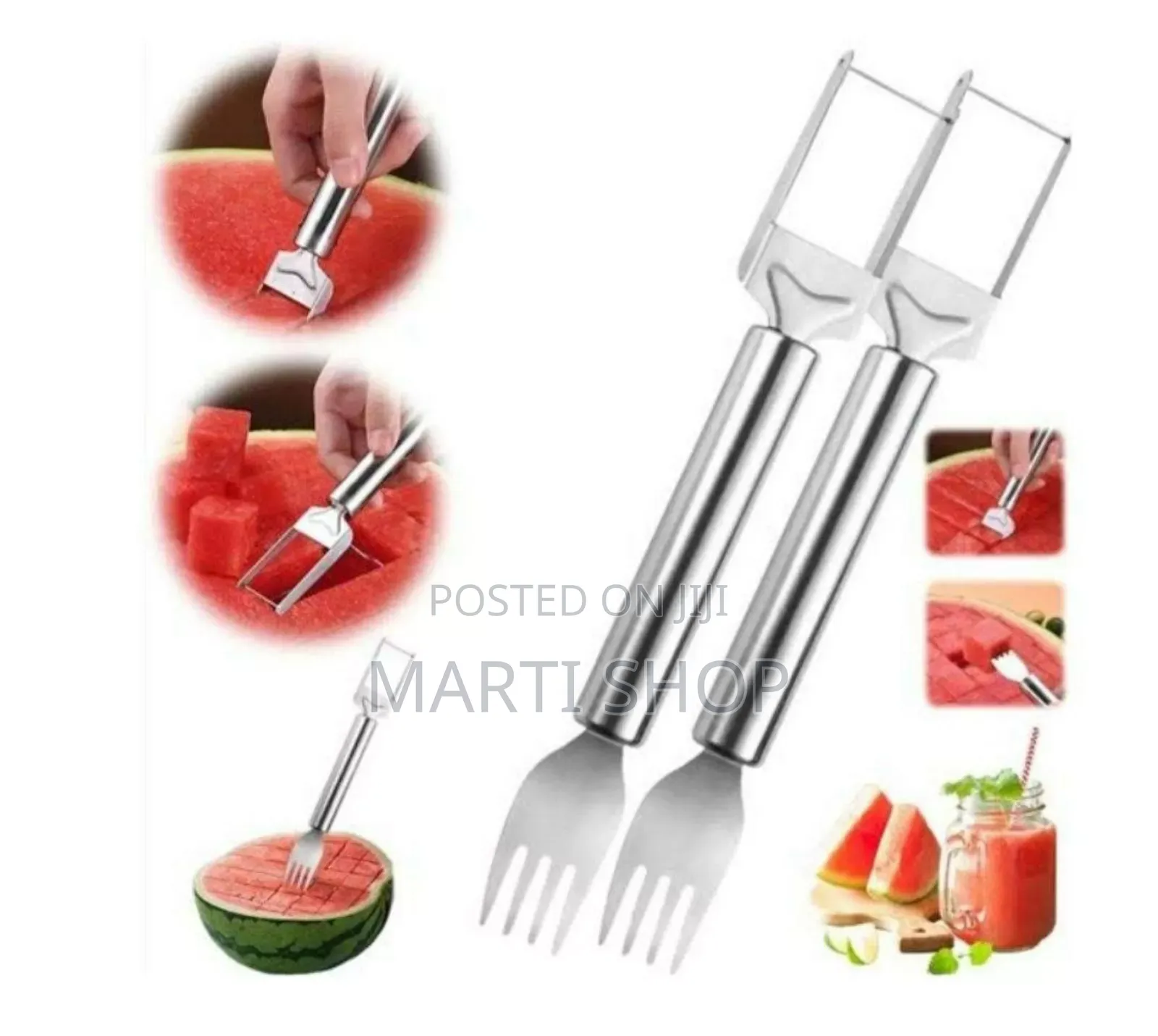 2 In 1 Watermelon Fork Slicer