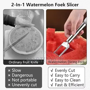 2 In 1 Watermelon Fork Slicer