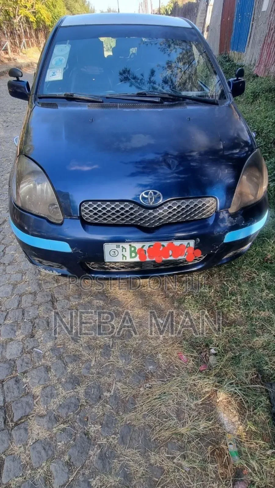 Toyota Vitz 2003 Blue