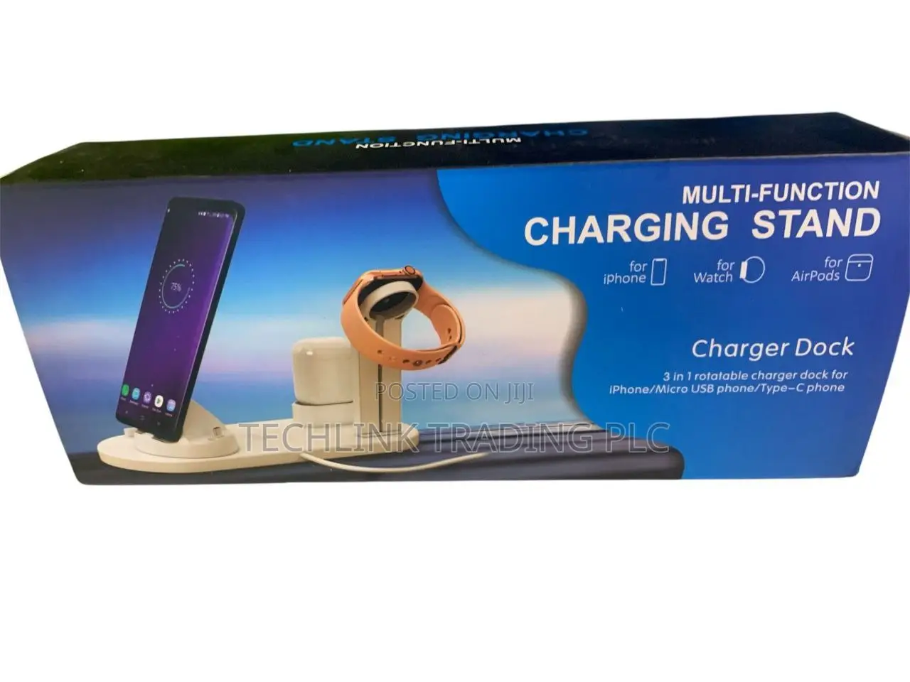 3-in-1 Multi-Function Charging Stand