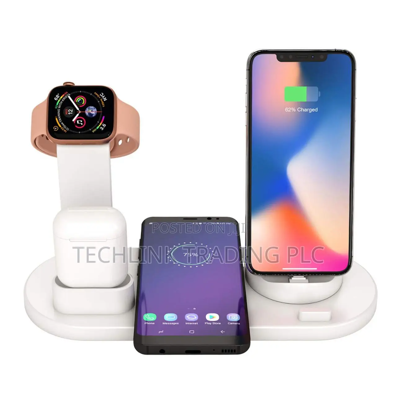 3-in-1 Multi-Function Charging Stand