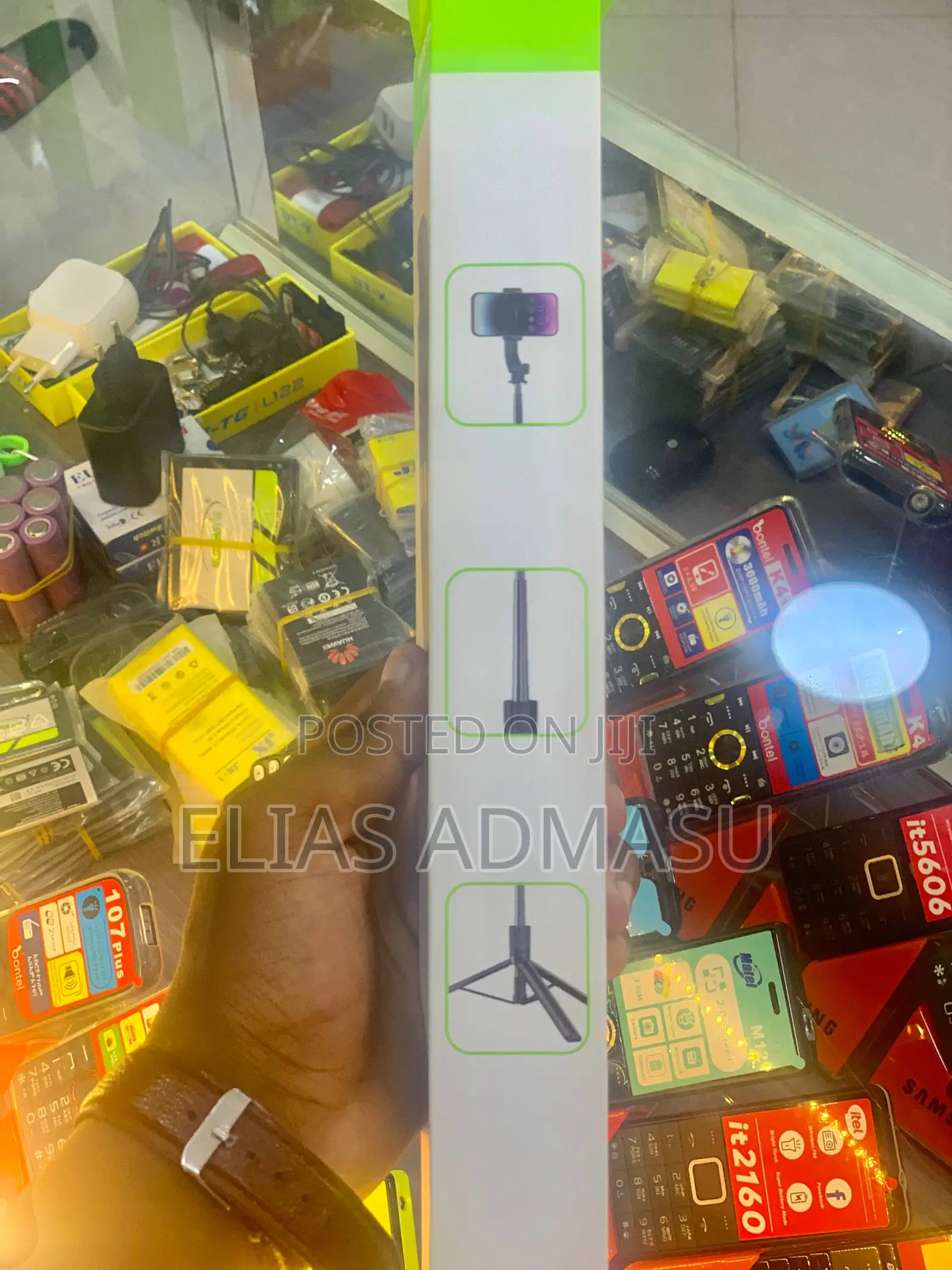 Phone Stand and Selfie Stick for Video