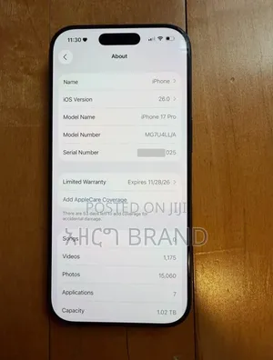 New Apple iPhone 17 Pro 1 TB Blue