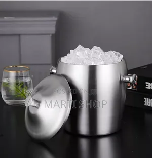 Photo - Stainless Steel Ice Bucket With Tongs