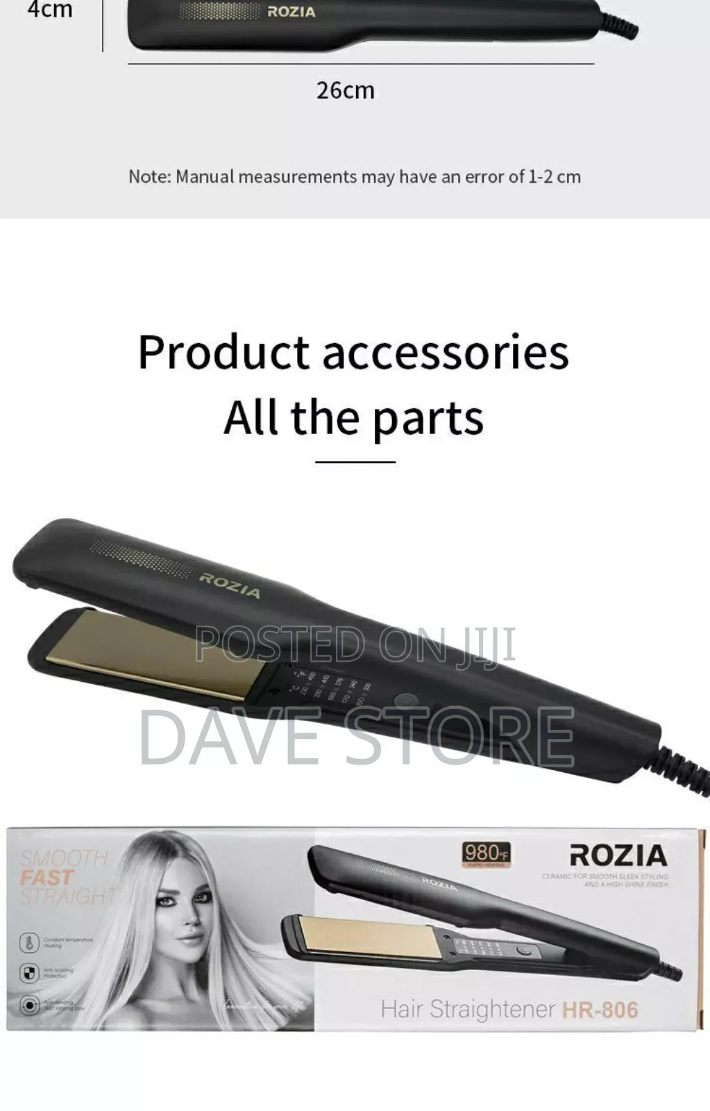 Rozia Professional Hair Straightener