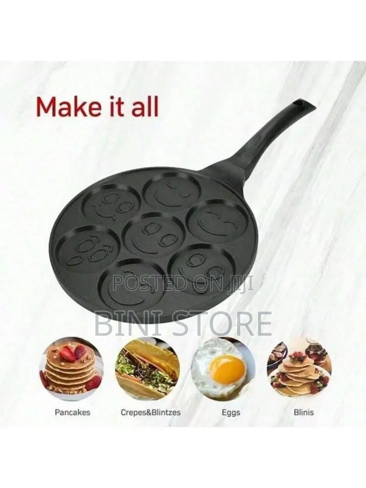 Momcoc Smiley Face Non Stick Pancake Pan