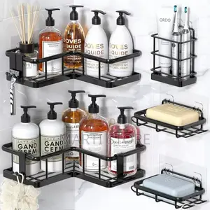 5pcs Stainless Steel Organizing Storage Rack