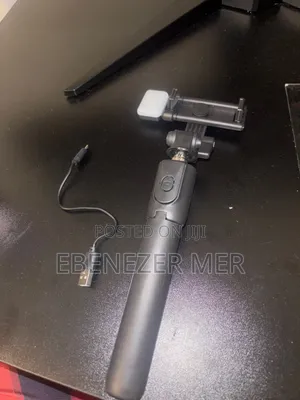 Photo - Portable Bluetooth Selfie Stick Tripod Holder With Remote