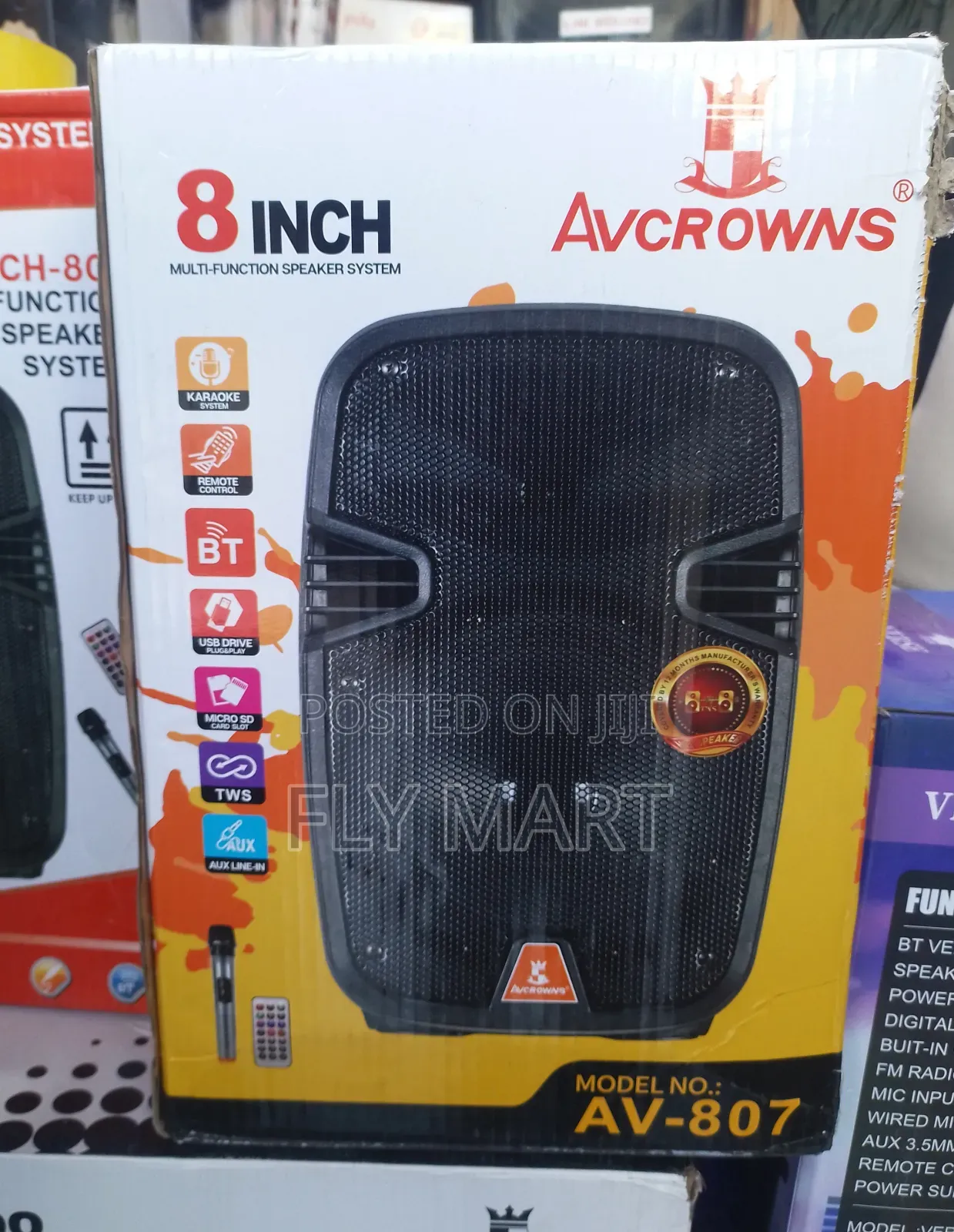 Avcrowns 8 Inch Speaker System