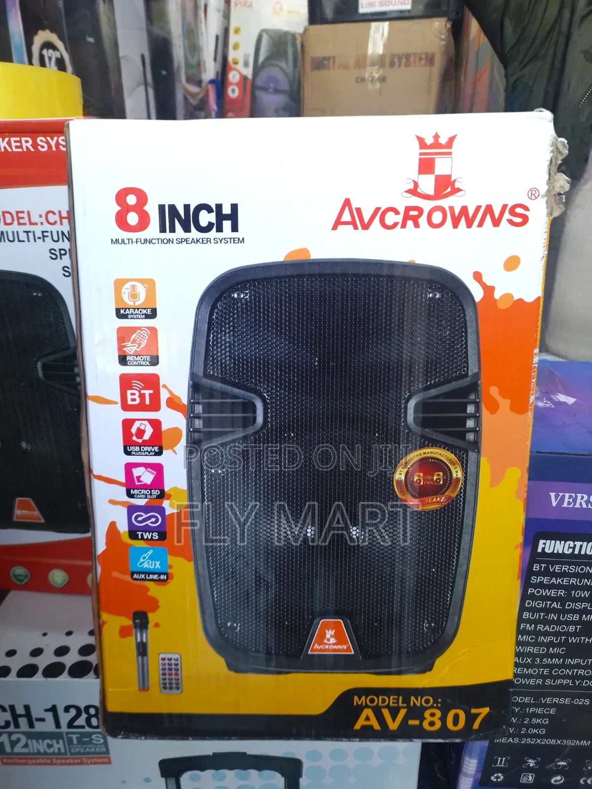 Avcrowns 8 Inch Speaker System