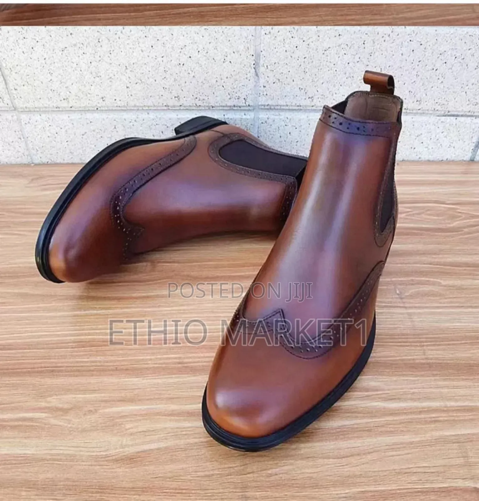Chelsea Boots Genuine Leather Men's Shoes
