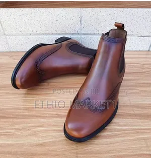 Chelsea Boots Genuine Leather Men's Shoes