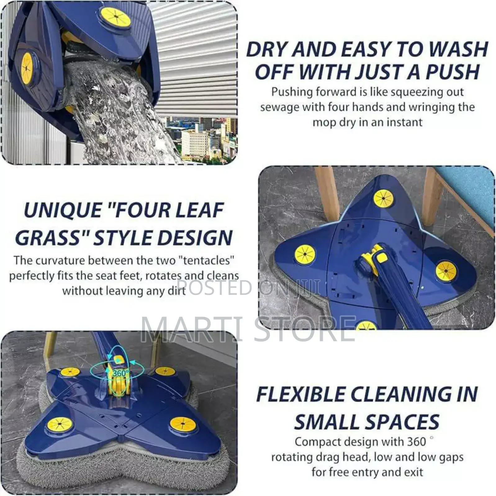 360° Rotating Self Squeez Mop