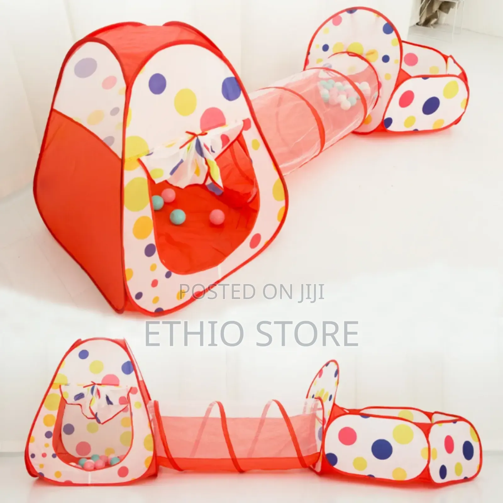 2 in 1 Magic Ball House Tunnel Tent