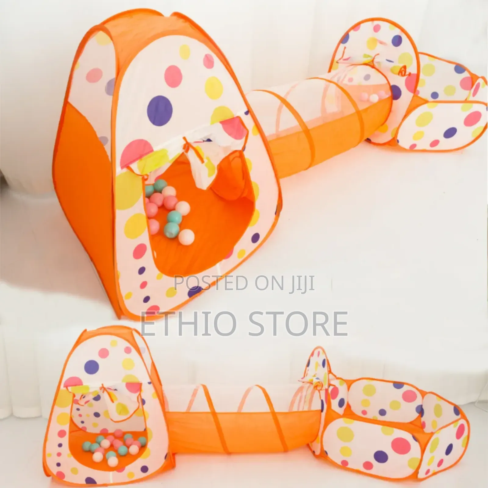 2 in 1 Magic Ball House Tunnel Tent