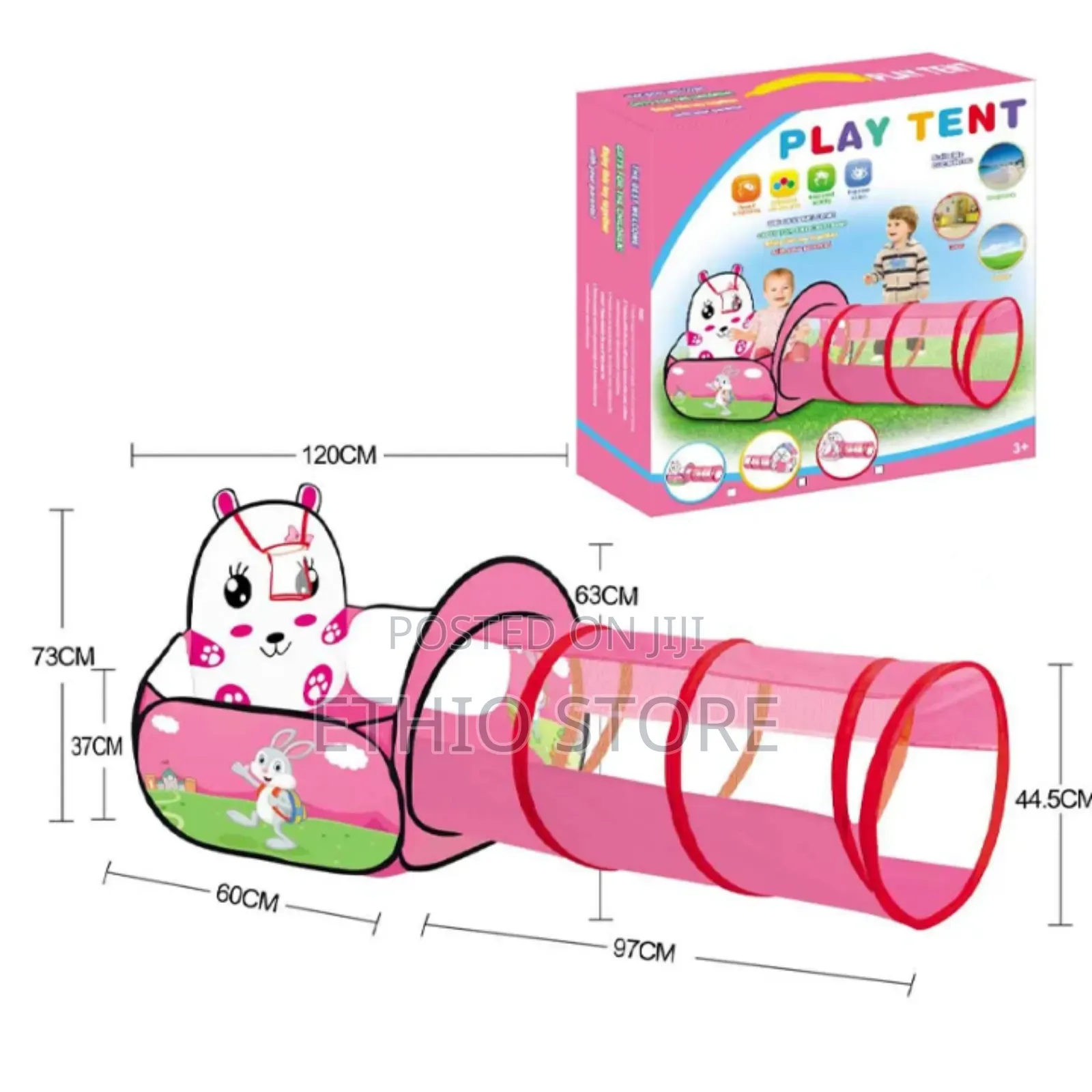 2 in 1 Magic Ball House Tunnel Tent