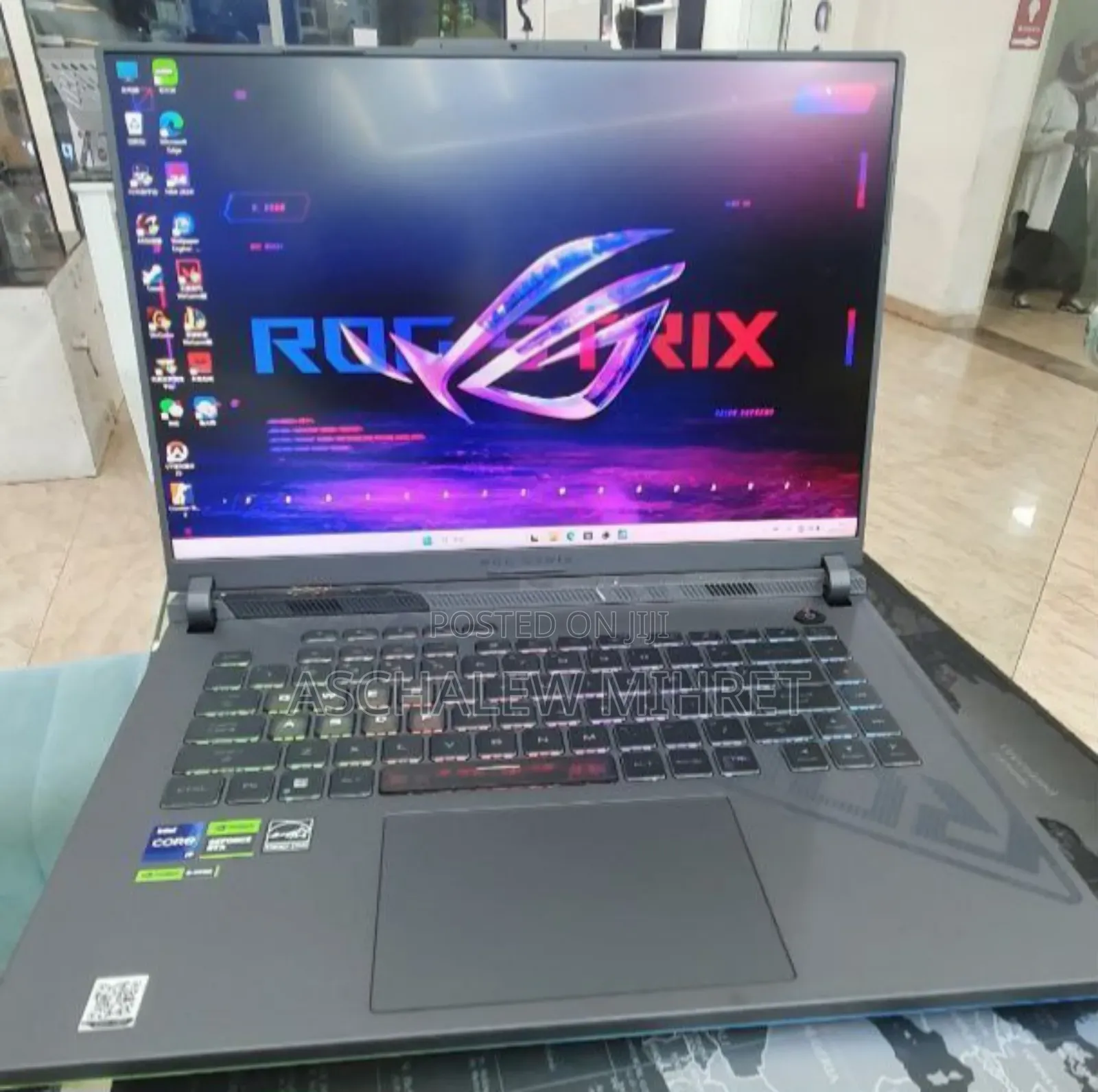 New Laptop Asus ROG Strix G16 G614 16GB Intel Core I9 SSD 1T