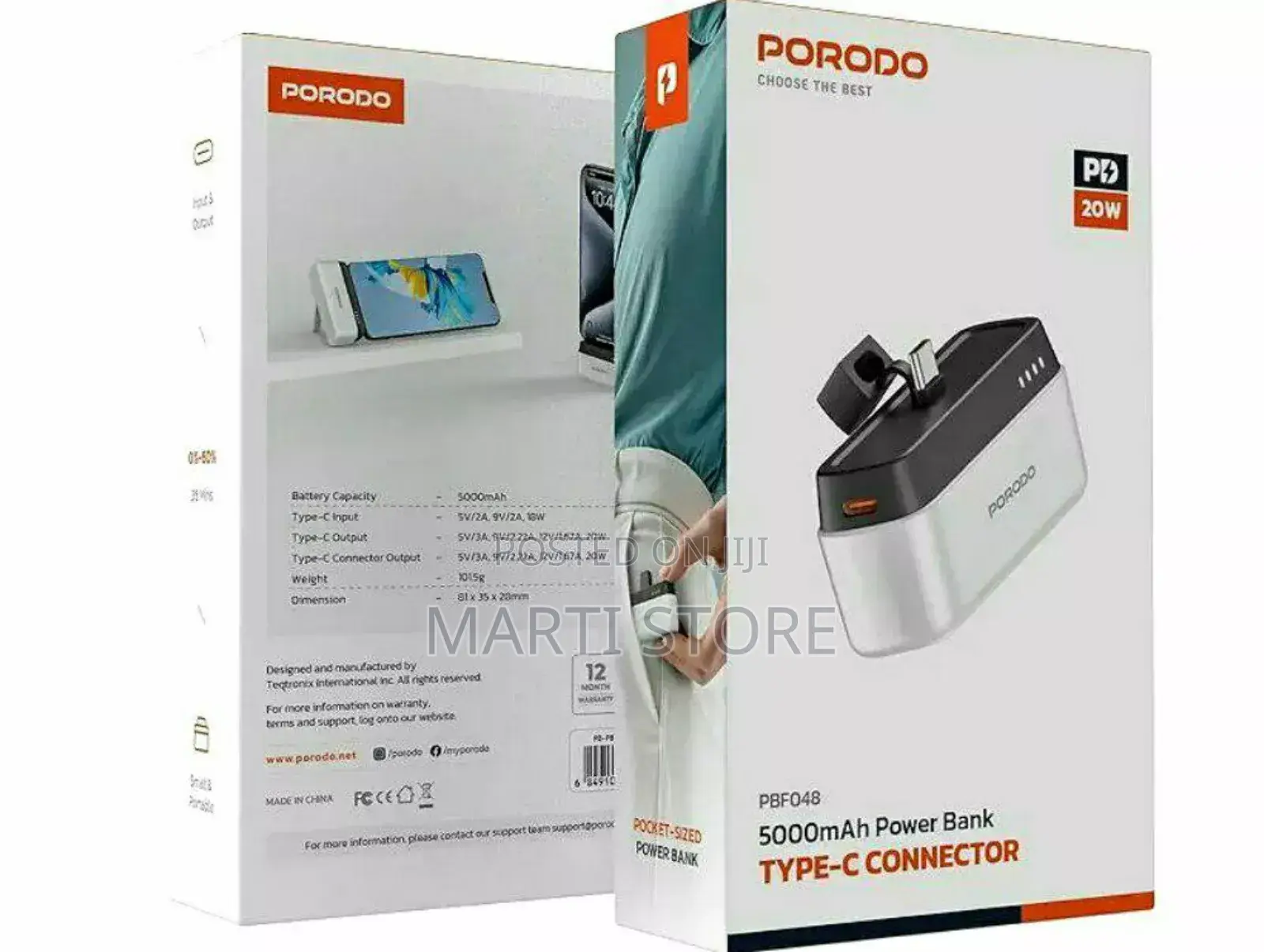 Porodo Mini Portable Power Bank