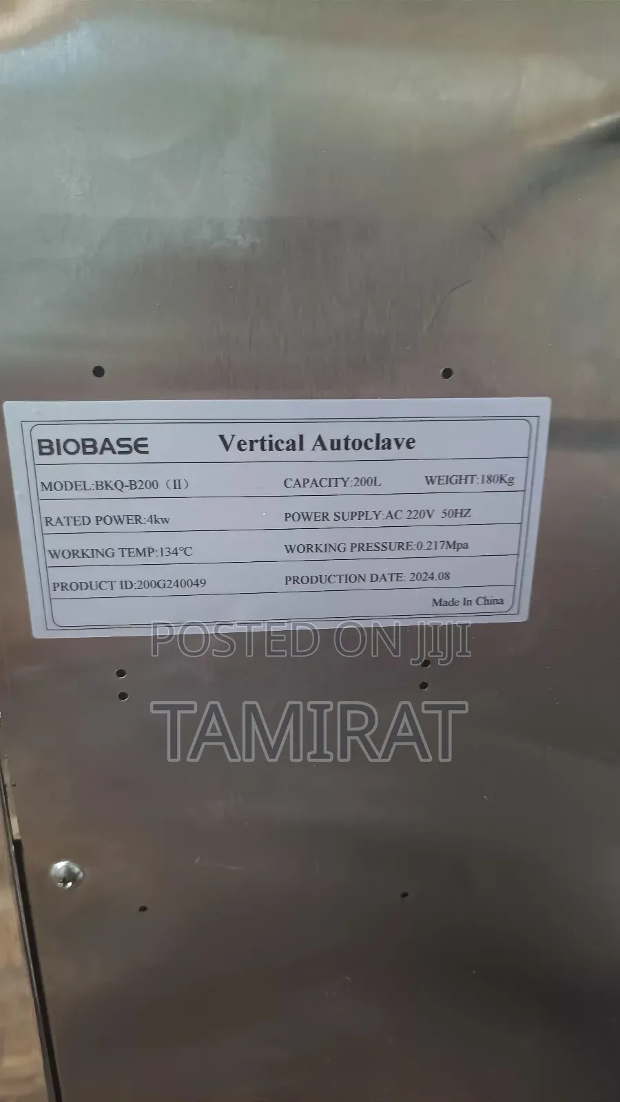 Autoclave Biobase 200 L