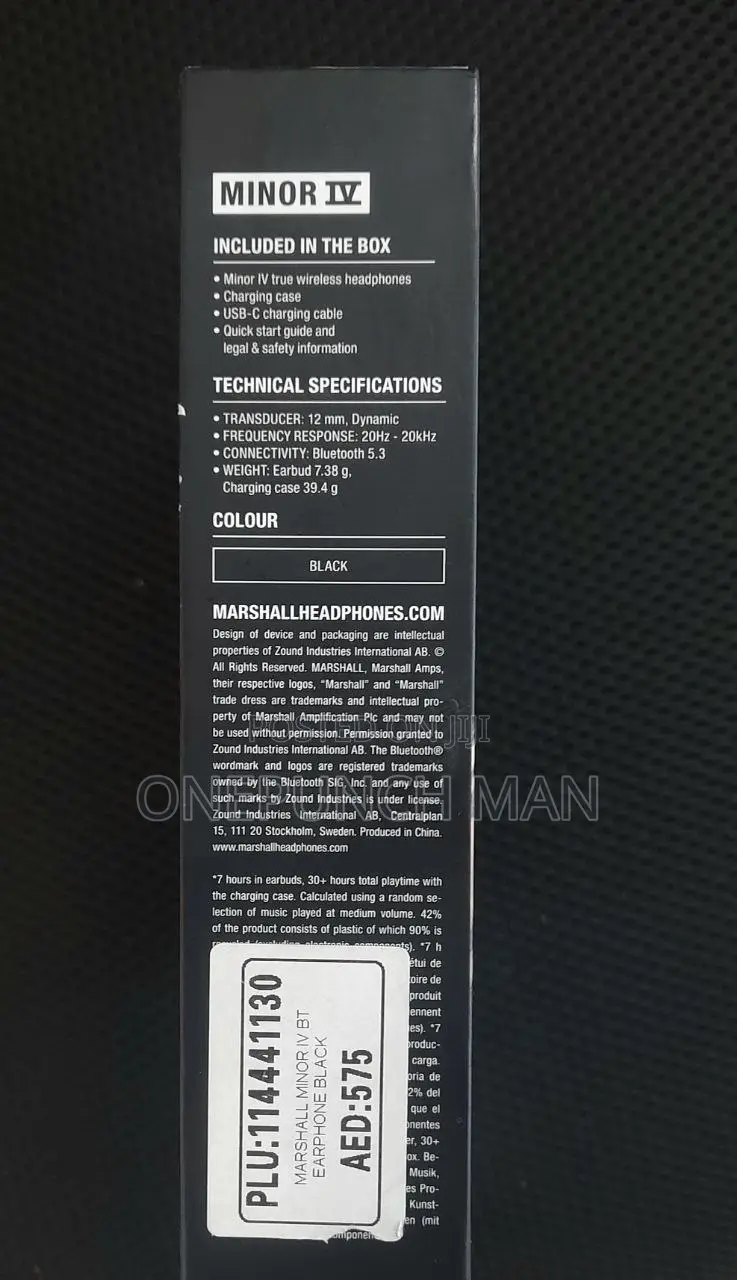 Marshall Minor Iv Ear Buds