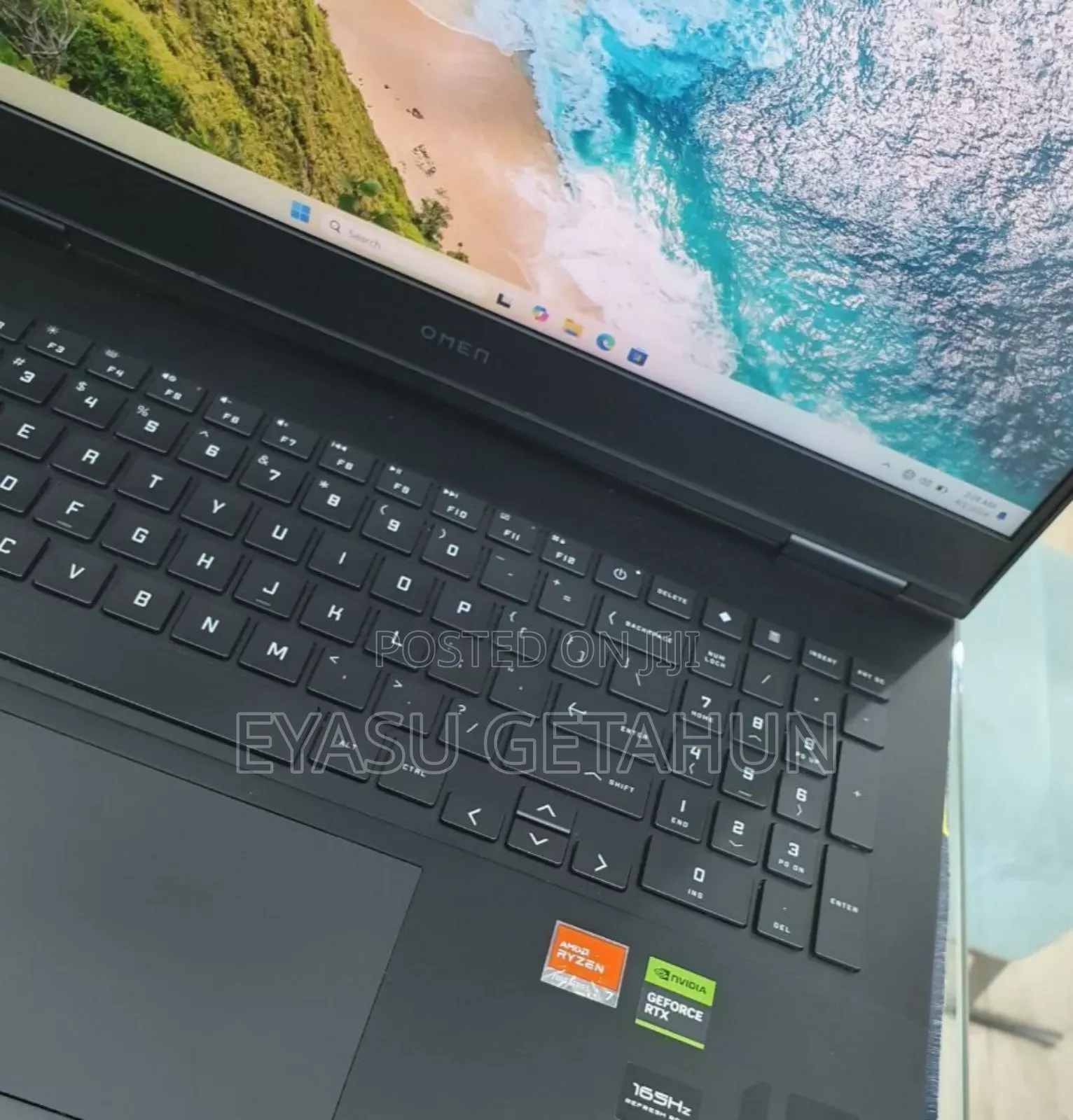 New Laptop HP Omen 16 16GB AMD Ryzen 7 SSD 1T