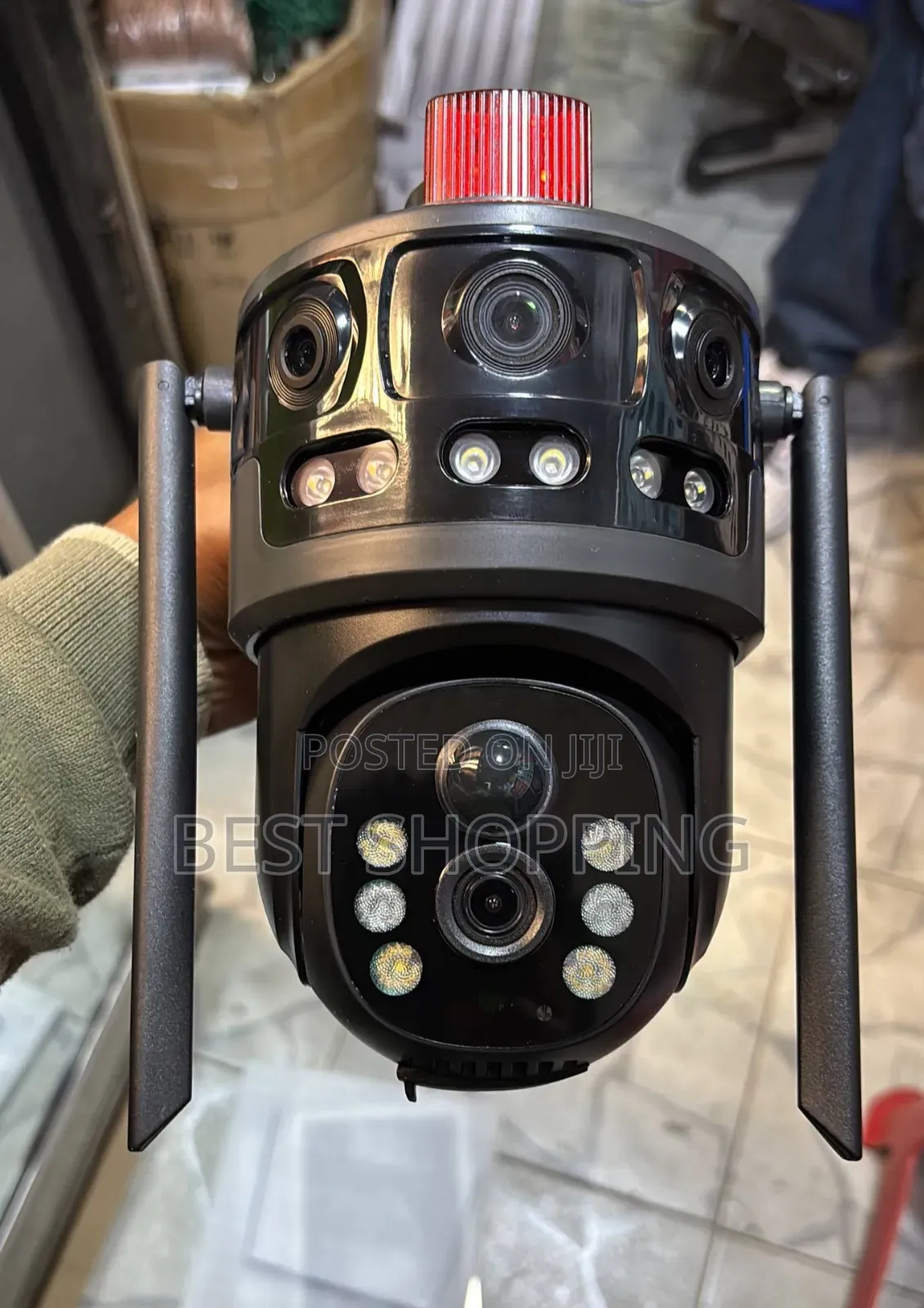 Honton Ai Solar Security Camera , Insert Sim ,Battry,4 Lense,3 Camera