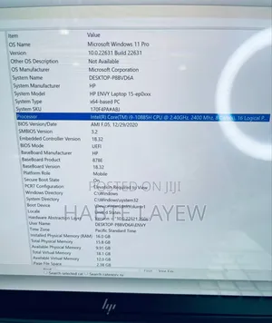 New Laptop HP Envy X2 16GB Intel Core I9 SSD 1T