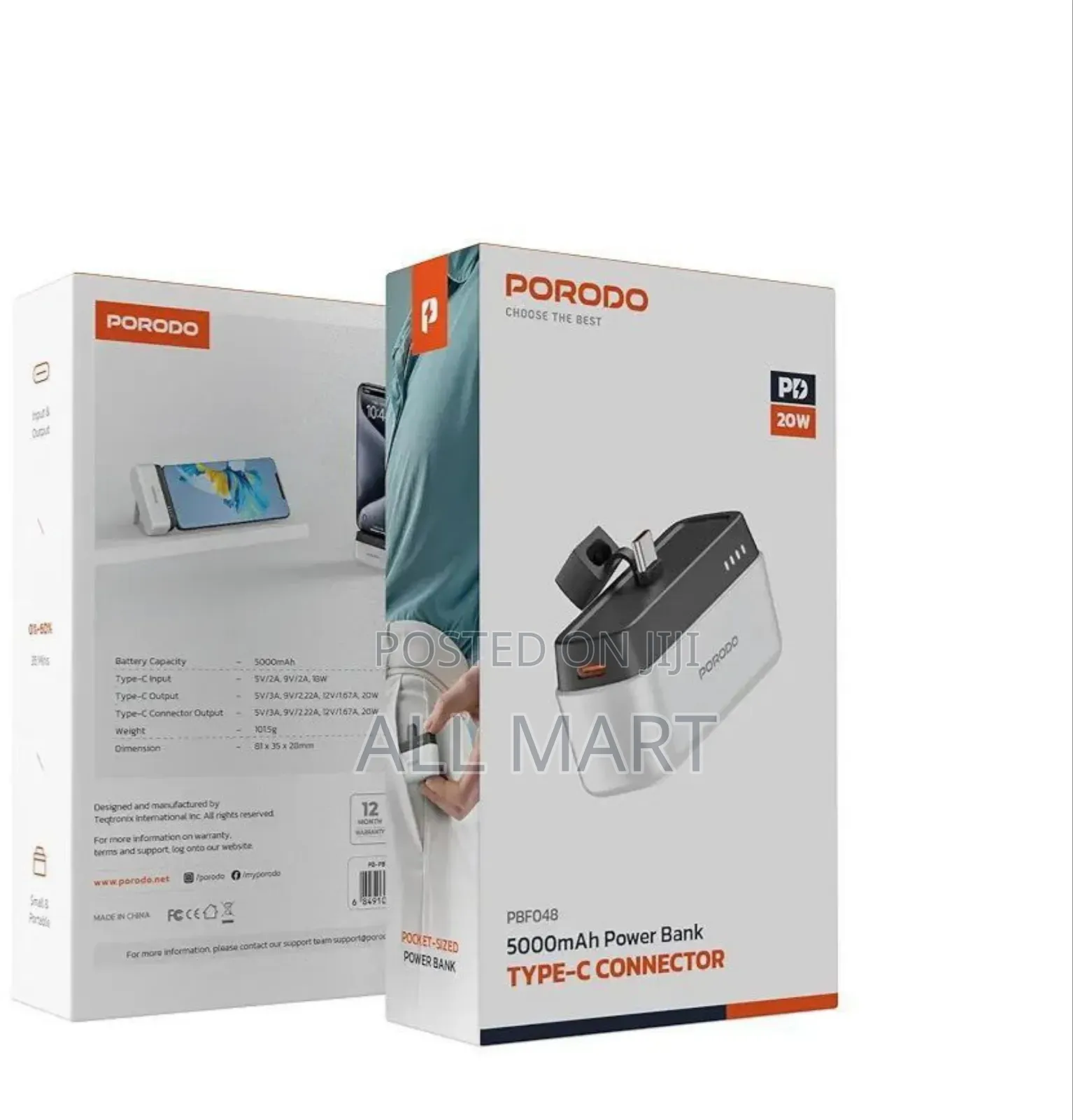 Porodo Mini Portable Power Bank