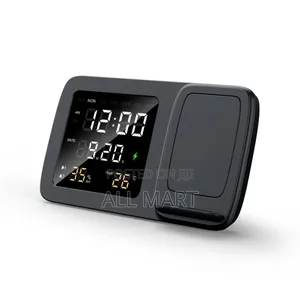 Rise Digital Alarm Clock And Wireless Charger
