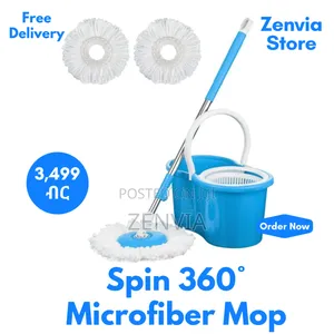 Photo - Spin Mop 360° Microfiber Mop | Free Delivery|