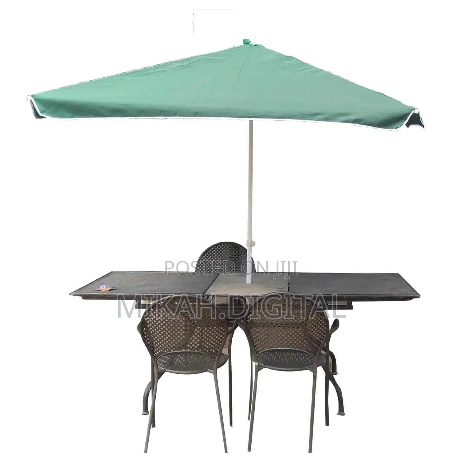 Green Rectangular Table Umbrella for Cafe'